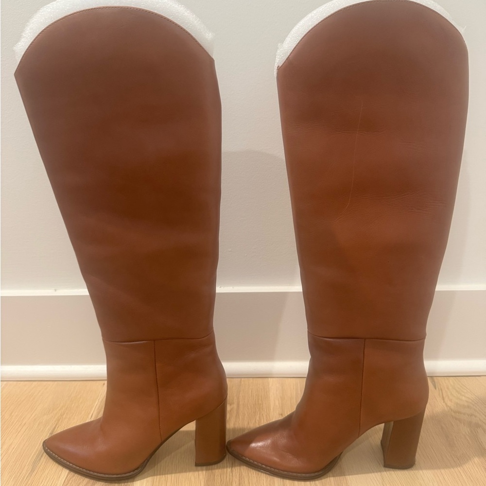 Steve Madden Cognac Boots - Size 6 - Picture 4 of 7